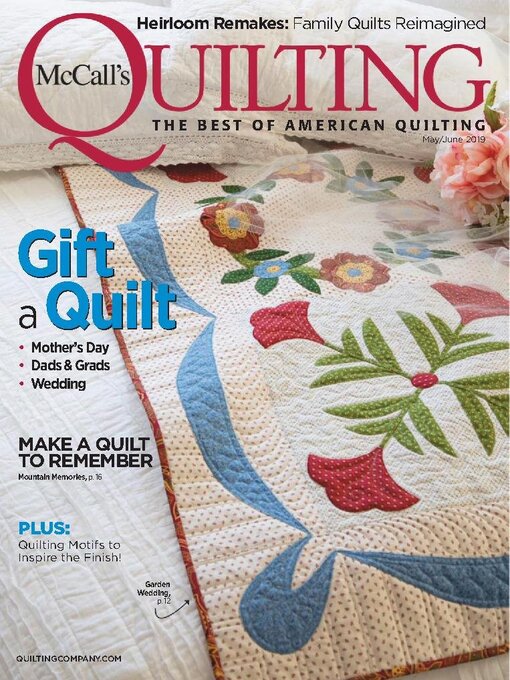 Cover image for McCall's Quilting